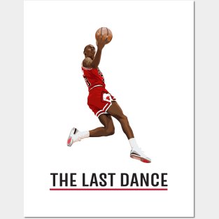 Michael Jordan - The Last Dance White Posters and Art